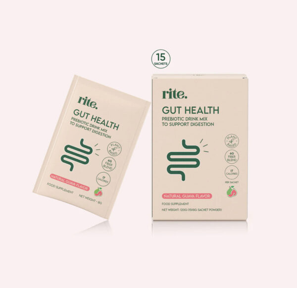 Gut Health – Prebiotic Drink Mix (Natural Guava / Peach Flavor)