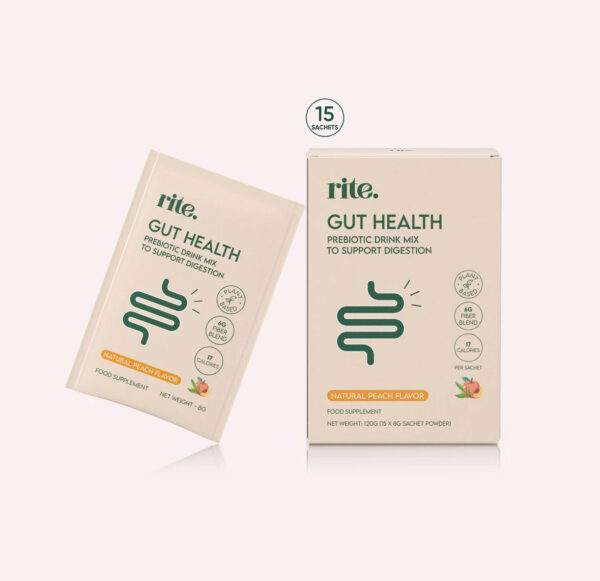 Gut Health – Prebiotic Drink Mix (Natural Guava / Peach Flavor) - Image 2