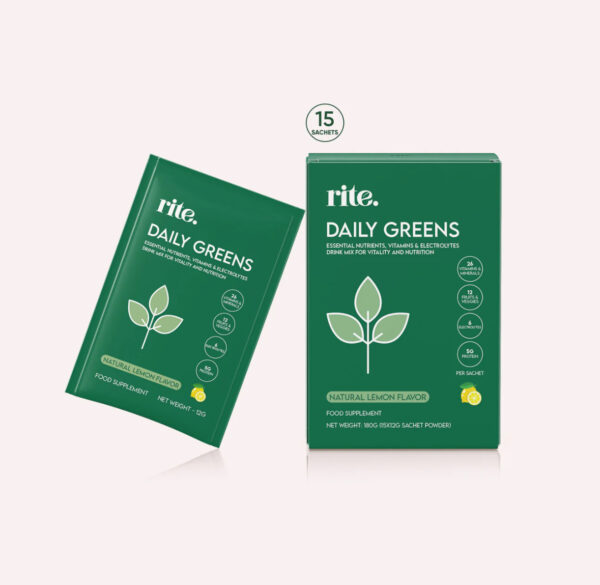 Daily Greens – Rite (Natural Lemon Flavor)