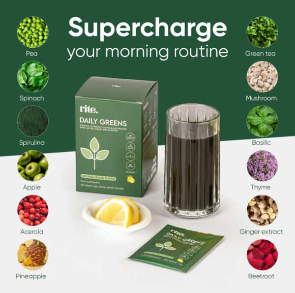 Daily Greens – Rite (Natural Lemon Flavor) - Image 4