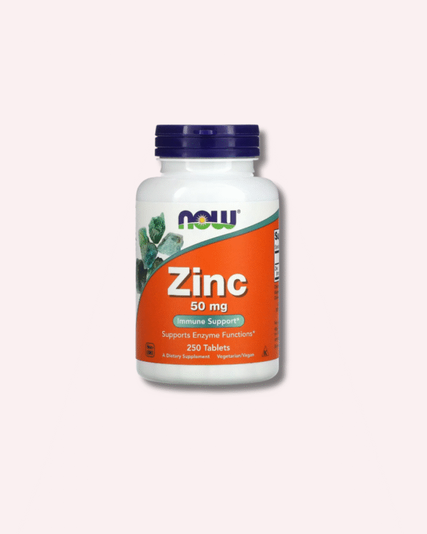 NOW Zinc 50mg – 250 Tablets