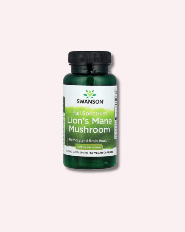Swanson Lion’s Mane Mushroom – 500mg